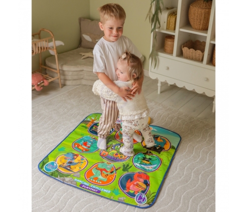 WOOPIE Mata Muzyczna Dinozaury Zręcznościowa Gra Taneczna