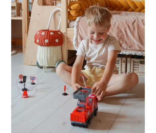 WOOPIE Zdalnie Sterowany Wóz Strażacki Podnośnik