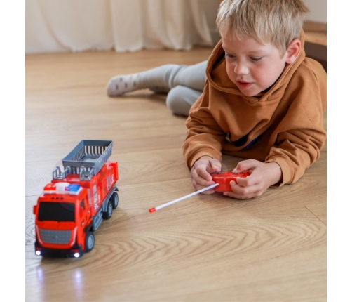 WOOPIE Zdalnie Sterowany Wóz Strażacki Podnośnik