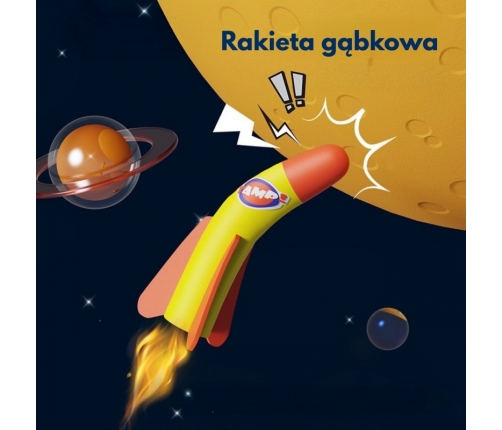 WOOPIE Podwójna Wyrzutnia Rakiet Piankowych 6 szt.