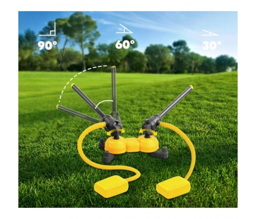 WOOPIE Podwójna Wyrzutnia Rakiet Piankowych 8szt.