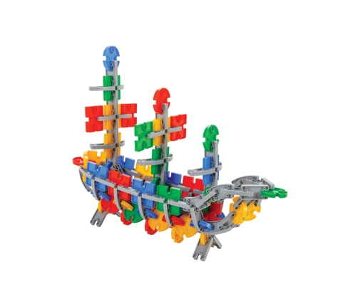 WOOPIE Zestaw Konstrukcyjnych Klocków w Skrzynce 320 szt.