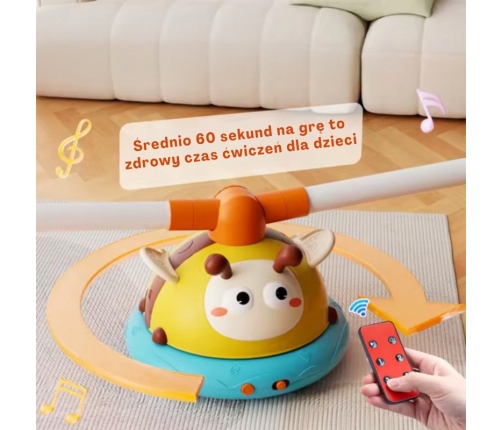 WOOPIE Gra Zręcznościowa Skakanka Automatyczna 2w1 Rzut do Celu Pszczółka