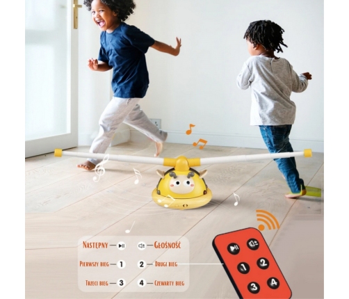 WOOPIE Gra Zręcznościowa Skakanka Automatyczna 2w1 Rzut do Celu Pszczółka