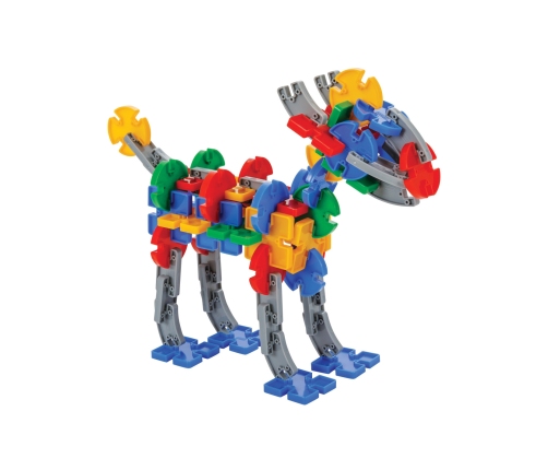 WOOPIE Zestaw Konstrukcyjnych Klocków w Skrzynce 320 szt.