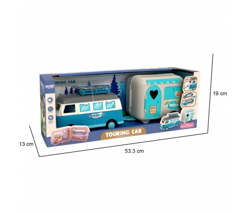 WOOPIE Kamper z Przyczepką Efekty Świetlne i Dźwiękowe