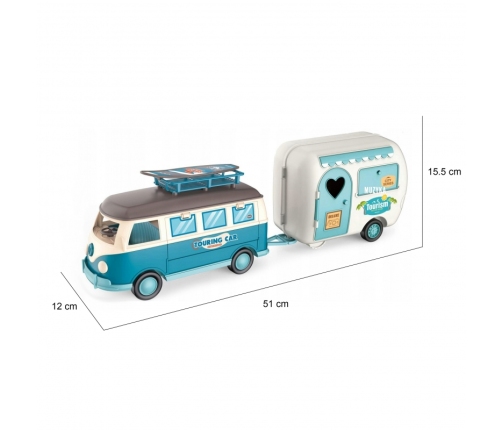 WOOPIE Kamper z Przyczepką Efekty Świetlne i Dźwiękowe