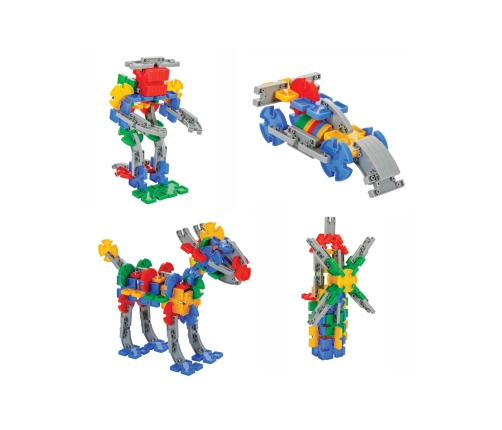 WOOPIE Zestaw Konstrukcyjnych Klocków w Skrzynce 320 szt.