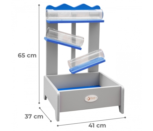 CLASSIC WORLD EDU Plac Zabaw Zabawka Wodna Rynny - Zestaw Doświadczalny