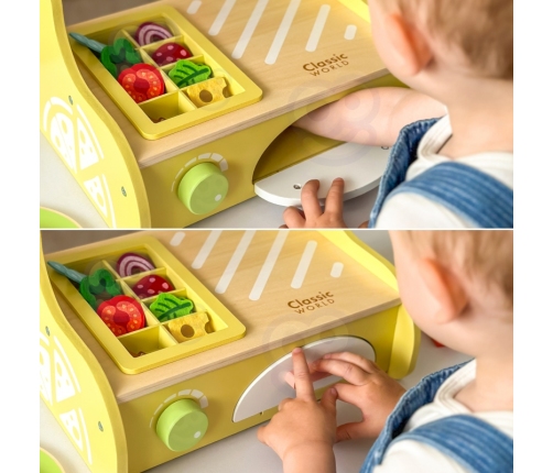 CLASSIC WORLD Drewniany Piec do Pizzy Oven Pizza 3+ FSC