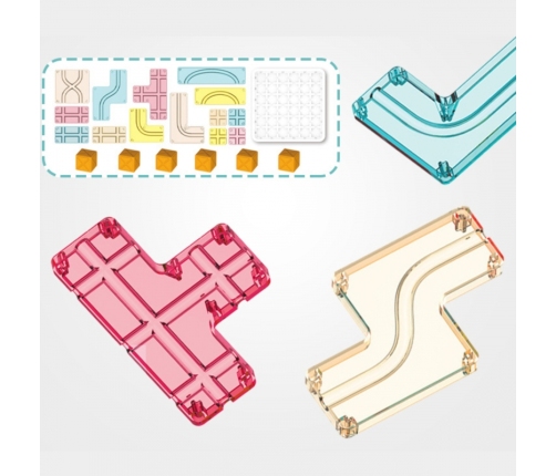 WOOPIE Gra Planszowa Logiczna Kreatywna Układanka Przestrzenna
