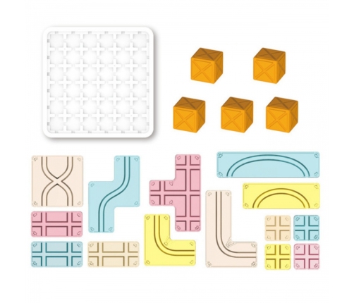 WOOPIE Gra Planszowa Logiczna Kreatywna Układanka Przestrzenna