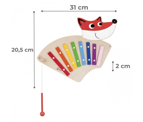 CLASSIC WORLD EDU Muzyczna Tablica Ścienna LISEK