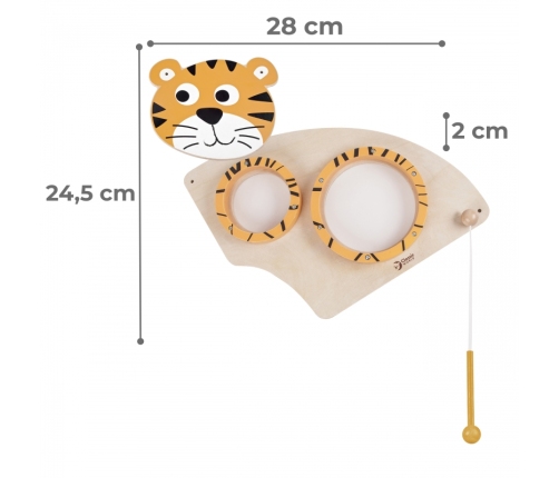 CLASSIC WORLD EDU Muzyczna Tablica Ścienna TYGRYSEK