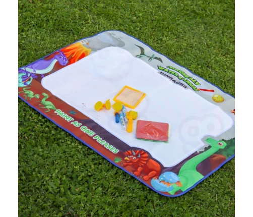 WOOPIE Magiczna Mata do Malowania Wodą XXL Pieczątki Cyferki 100cm