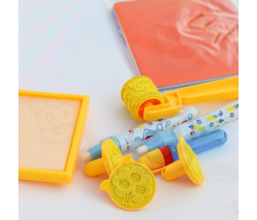 WOOPIE Magiczna Mata do Malowania Wodą XXL Pieczątki Cyferki 100cm