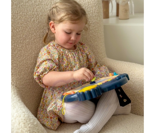 WOOPIE Znikopis Tablica Magnetyczna Kolorowa Stempelki Niebieski