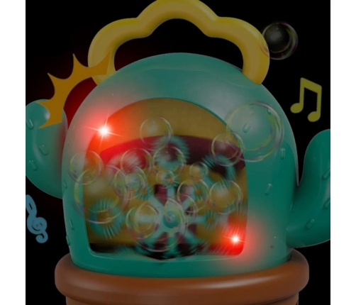WOOPIE Kaktusowa Elektryczna Maszyna Do Bąbelków Efekty Dźwiękowe i Świetlne