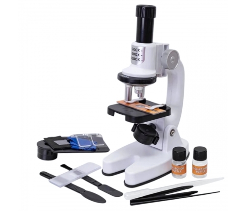 WOOPIE Mikroskop Cyfrowy LED Przybliżenie do 1200x Zestaw XXL z Adapterem do Smartfona