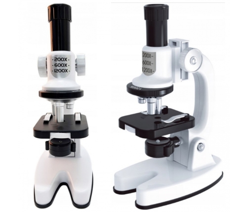 WOOPIE Mikroskop Cyfrowy LED Przybliżenie do 1200x Zestaw XXL z Adapterem do Smartfona