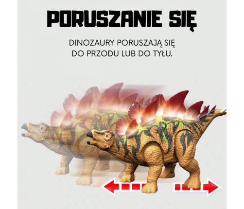 WOOPIE Dinozaur Zdalnie Sterowany RC Robot Stegozaur