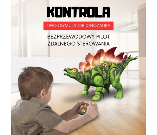 WOOPIE Dinozaur Zdalnie Sterowany RC Robot Stegozaur