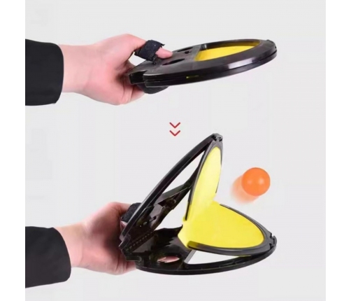 WOOPIE Catch Ball Gra Zręcznościowa Rzucaj Łap Dla Dwojga 2x Paletki+ 4 Piłki