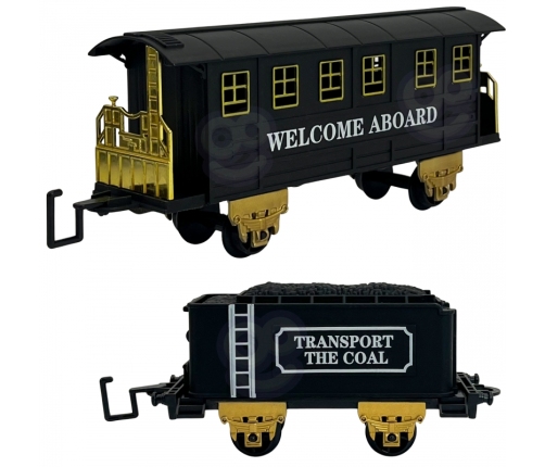 WOOPIE Pociąg Lokomotywa Zestaw XXL Tor 403 cm