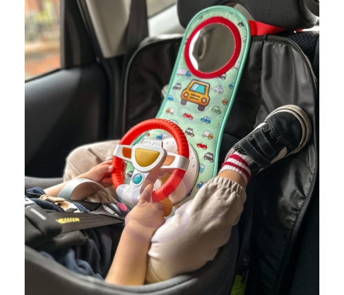 WOOPIE BABY Kierownica Interaktywna Do Samochodu Zestaw Małego Kierowcy