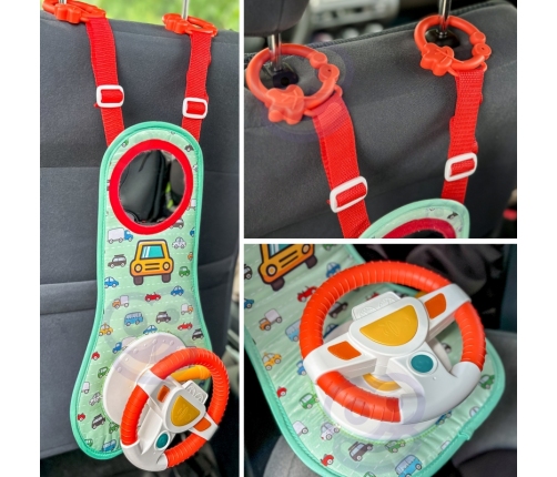 WOOPIE BABY Kierownica Interaktywna Do Samochodu Zestaw Małego Kierowcy