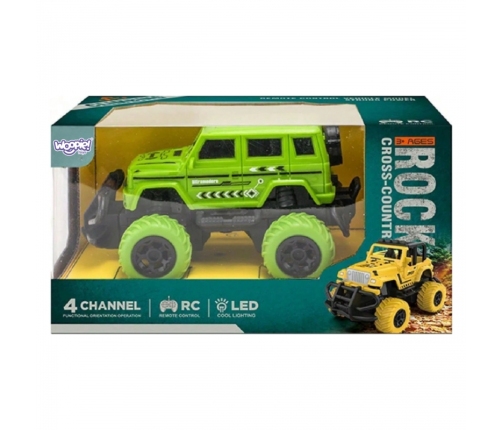 WOOPIE Samochód Zdalnie Sterowany RC Jeep Cross-Country LED