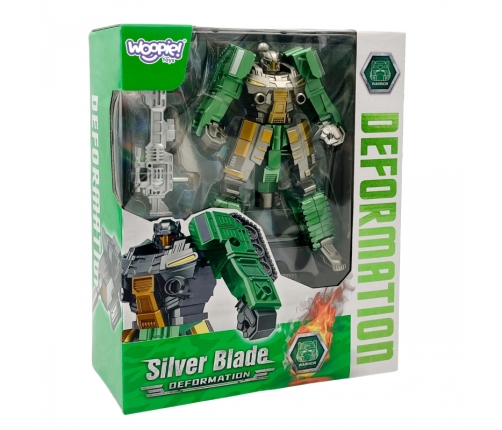 WOOPIE Robot Transformujący SILVER BLADE 2w1 Czołg