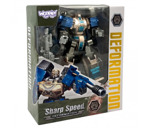 WOOPIE Robot Transformujący SHARP SPEED 2w1 Ciężarówka Bojowa
