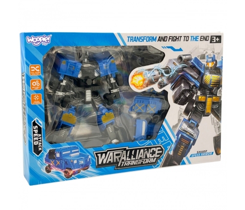 WOOPIE Robot Transformujący 2w1 Pojazd Bojowy