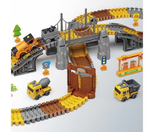 WOOPIE Tor Budowlany Zestaw Konstrukcyjny 174 Elementy