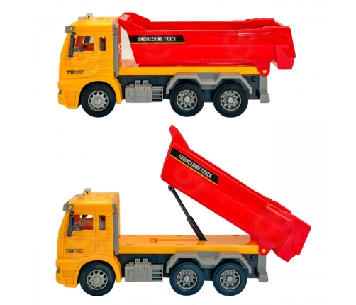 WOOPIE Wywrotka Budowlana w Skali 1:12 Efekty Świetlne Dźwiękowe