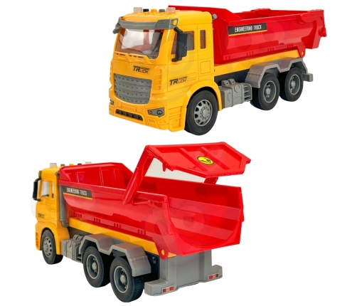 WOOPIE Wywrotka Budowlana w Skali 1:12 Efekty Świetlne Dźwiękowe