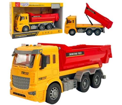 WOOPIE Wywrotka Budowlana w Skali 1:12 Efekty Świetlne Dźwiękowe