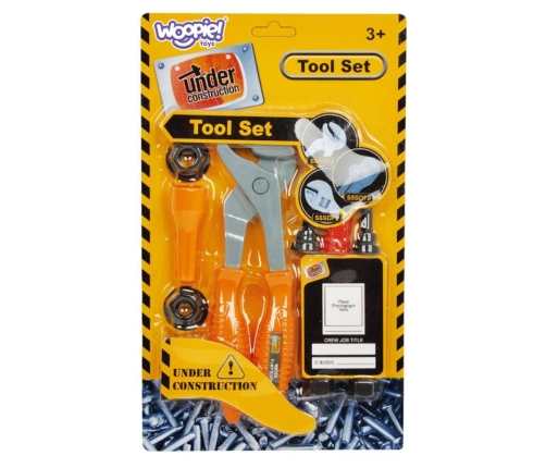 WOOPIE Zestaw Narzędzi Małego Majsterkowicza Szczypce Nastawne