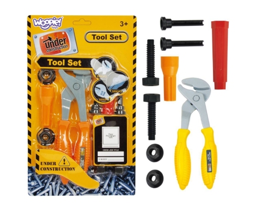 WOOPIE Zestaw Narzędzi Małego Majsterkowicza Szczypce Nastawne