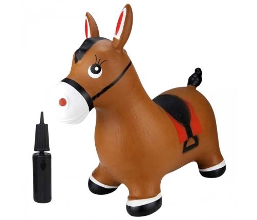 WOOPIE Skoczek Gumowy do Skakania Konik + Pompka