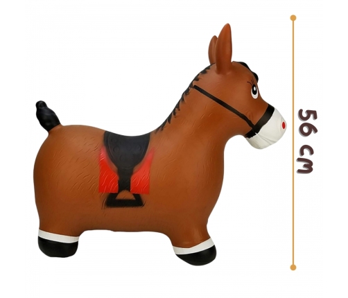 WOOPIE Skoczek Gumowy do Skakania Konik + Pompka