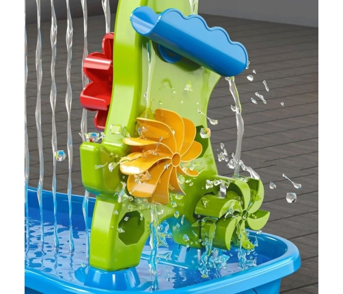 WOOPIE Ogromny Aquapark Stolik Wodny 6w1 Piaskownica Wodospad Tor Wodny 6-poziomowy Modułowy