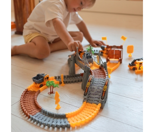 WOOPIE Tor Budowlany Zestaw Konstrukcyjny 174 Elementy