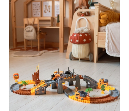 WOOPIE Tor Budowlany Zestaw Konstrukcyjny 174 Elementy