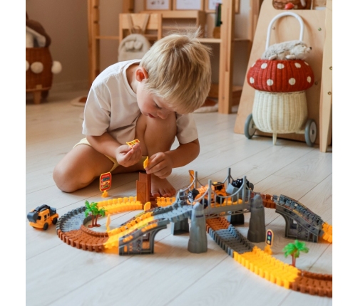 WOOPIE Tor Budowlany Zestaw Konstrukcyjny 174 Elementy