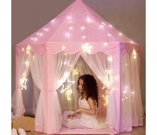 WOOPIE Namiot Zamek Księżniczki XXL Domek do Domu i Ogrodu