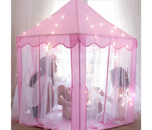 WOOPIE Namiot Zamek Księżniczki XXL Domek do Domu i Ogrodu