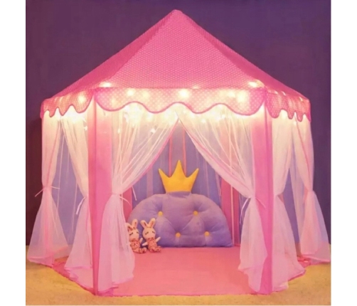 WOOPIE Namiot Zamek Księżniczki XXL Domek do Domu i Ogrodu