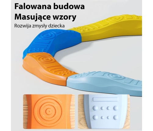 WOOPIE Równoważnia Modułowa Tor Ścieżka Sensoryczna Okrąg